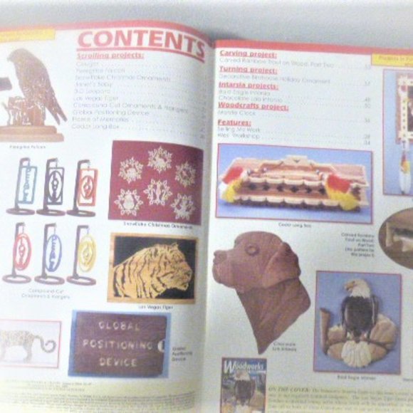 BK26 Lot of 3 WOODWORKING Magazines Christmas Wood Ornaments Scroll Saw Work - Picture 16 of 16